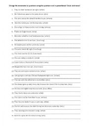 English Worksheet: Reviewing WH-Question in All Types of Tenses