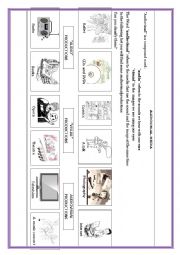 English Worksheet: Audiovisual media