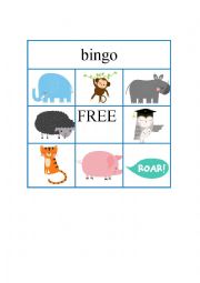 Animals Bingo