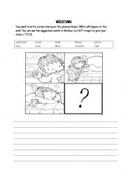 English Worksheet: Writing picture