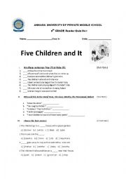 Five Children and it- Quiz