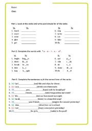 Irregular verb quiz