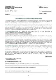 English Worksheet: Five Things You Mustnt Do With Your First Job