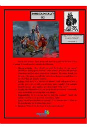 English Worksheet: Zombie Chaos