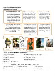 English Worksheet: Heroes and heroines