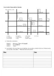 English Worksheet: Map Reading Activity