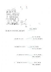 English Worksheet: He, She, It