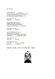 English Worksheet: The First Noel - Christmas carol