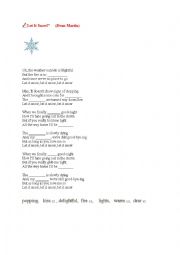 Let it snow - Christmas song