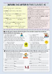 #15 BEFORE & AFTER TIME CLAUSES 