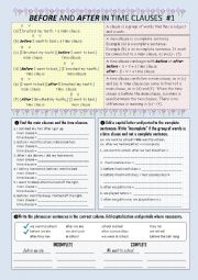 #14 BEFORE & AFTER TIME CLAUSES 