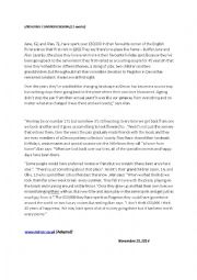 English Worksheet: end of term test