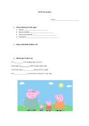 English Worksheet: Easter video lesson with Peppa Pig