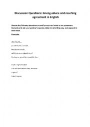 English Worksheet: Conversation Topics