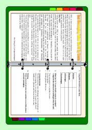 English Worksheet: Text Messaging Takes World by Storm