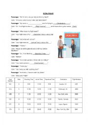 English Worksheet: At the Airport