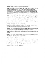 English Worksheet: Movies