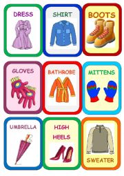 Clothes Super Memory Game 1