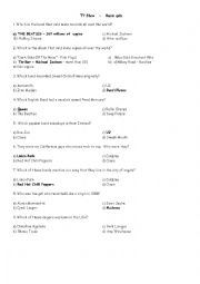 English Worksheet: MUSIC QUIZ