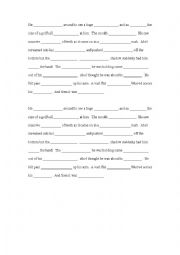 English Worksheet: Blueback
