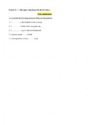 English Worksheet: Eating habits lets practice