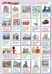 English Worksheet: Lets visit London