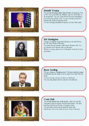 Celebrity speed dating - guys