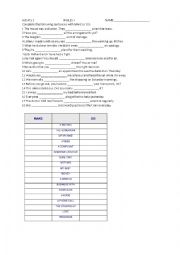 English Worksheet: Do and Make