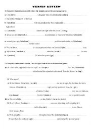 English Worksheet: 7th form: the simple present vs  the present progressive