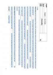 English Worksheet: past simple