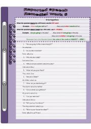 English Worksheet: REPORTED SPEECH - Remedial work (6)