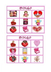 Valentines Long E Activity Set - Bingo