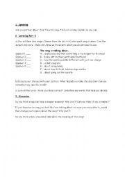 English Worksheet: FCE / CAE Listening part 3