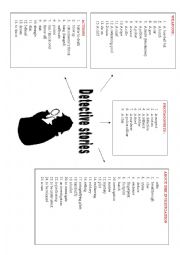 detective stories vocabulary