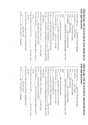 Modal verbs