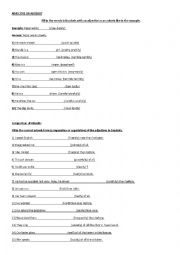 English Worksheet: Adjectives vs Adverbs