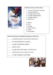 English Worksheet: Christmas carol 