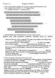 English Worksheet: simple past