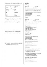 English Worksheet: Coldplay Paradise Song