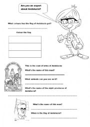 English Worksheet: Day of Andaluca