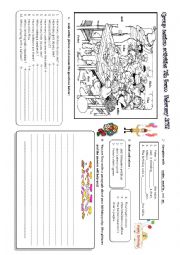 English Worksheet: a birthday party