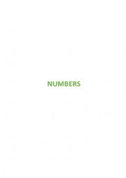 English Worksheet: NUMBERS