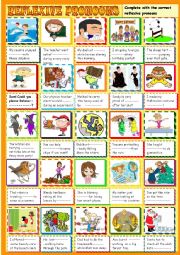 Reflexive pronouns : practice