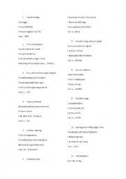 English Worksheet: Riddles