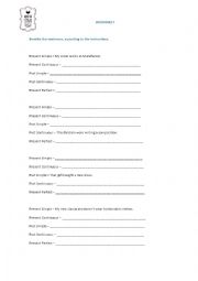 English Worksheet: Present Simple, Present Continuous, Past Simple, Past Continuous, Present Perfect