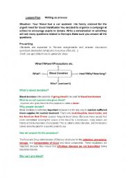 English Worksheet: WRITING PROCESS