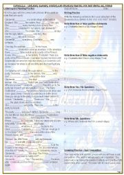 English Worksheet: Cinderella - Past Simple (Listening, Reading, Writing, Speaking - Fully Editable with Answer Key / Lesson Plan