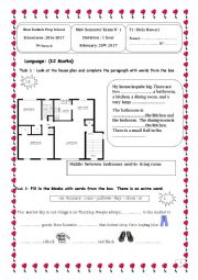 English Worksheet: 7th form exam