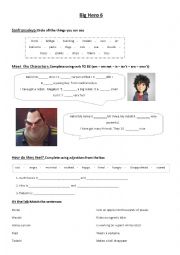 English Worksheet: Big Hero