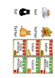 English Worksheet: form comparative